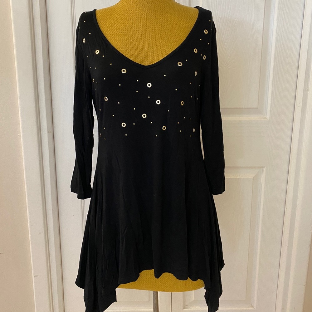 Belldini Black Tunic Top